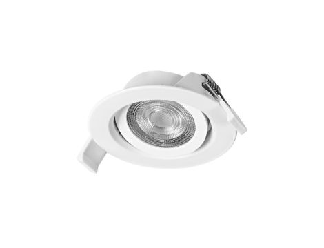 3 szt. Oprawa Sufitowa OSRAM Podtynkowa Halogenowa LED Oczko Spot Okrągła 4.9W 400lm 2700K Ściemnialna Biała 3 Lata Gwarancji