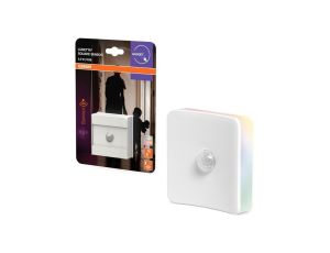 Lampka Nocna LED OSRAM Orientacyjna do Gniazdka z Czujnikiem Ruchu 0.3W Biały Lunetta
