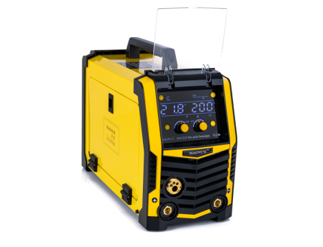 PÓŁAUTOMAT SPAWALNICZY INVERTOROWY MIG-217 ALU-PULS SYNERGIA MMA 230V, 200A/60%, GP50,MB15/3, D100/D200