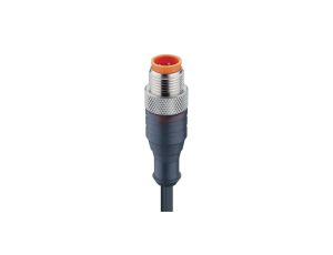Kabel konfekcjonowany jednostronnie złącze M12 męskie proste 4-PINowe samoblokującym kabel PUR RST 4-225/5 M