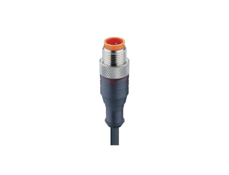 Kabel konfekcjonowany jednostronnie złącze M12 męskie proste 4-PINowe samoblokującym kabel PUR RST 4-225/5 M