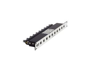 Zabezpieczenie przeciwprzepięciowe 10 kanałów sieci LAN / IP-CCTV RST SAFE NET POE /301 210/