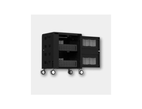 Szafa do ładowania 24 laptopów 15.6 Cala 24 gniazda AC 230V timer