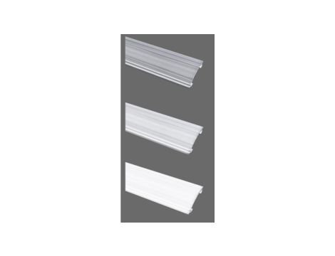 Klosz PVC czarny do profilu L6 1,00 m