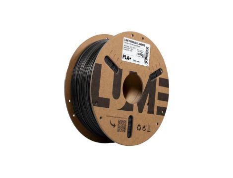 Filament LUME PLA+ szary ciemny (01-011) 1,75 mm 1 kg FIL10000110-WUN