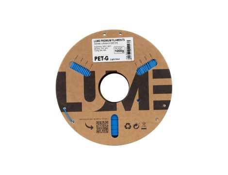 Filament LUME PET-G niebieski jasny (02-009) 1,75 mm 1 kg FIL10000135-WUN