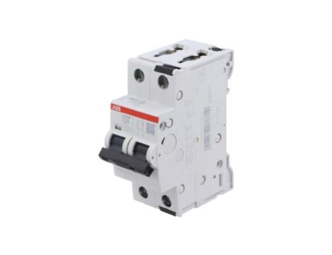 Wyłącznik nadprądowy, 415VAC, Prąd znamionowy: 2A, 2-biegunowy, na szynę DIN 2CDS382001R0278