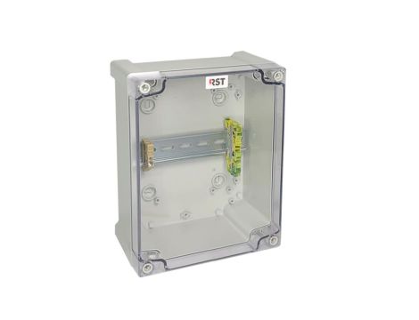 Obudowa uniwersalna do montażu ograniczników przepięć RST FT 6T 122 x 187 x 90 mm z pokrywą transparentną 121 006