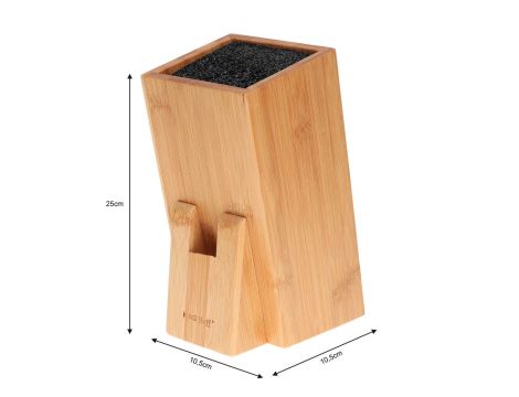 KINGHOFF BLOK NA NOŻE BAMBUS 10,5x10,5x25cm