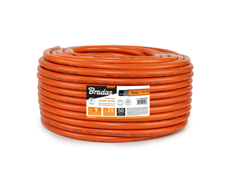 BRADAS WĄŻ DO GAZU PROPAN-BUTAN  9mm x 25mb EN16436-1 - 2