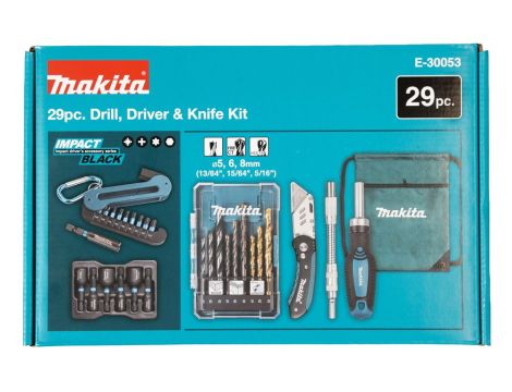 MAKITA ZESTAW AKCESORIÓW W TORBIE 29szt.