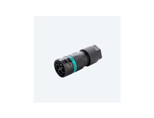 THB.387.A3A.L Wtyczka złączki 3 torowej IP68 IP66 D7-13,5mm złącze liniowe hermetyczne okrągłe mini TEEPLUG TECHNO