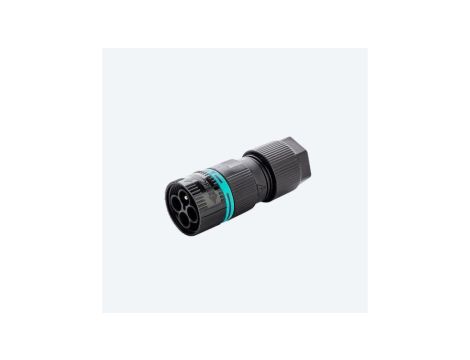 THB.387.A3A.L Wtyczka złączki 3 torowej IP68 IP66 D7-13,5mm złącze liniowe hermetyczne okrągłe mini TEEPLUG TECHNO
