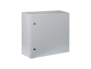Obudowa hermetyczna rozdzielnica metalowa z płytą montażową 600x600x250mm IP65 natynkowa szara NEKU