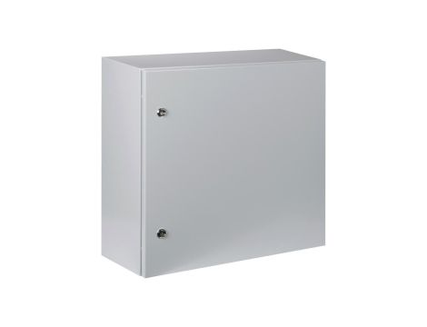 Obudowa hermetyczna rozdzielnica metalowa z płytą montażową 600x600x250mm IP65 natynkowa szara NEKU