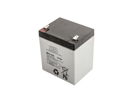 akumulator żelowy AGM SSB SB 5-12L 12V 5Ah T2