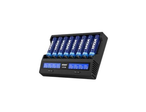 Ładowarka do akumulatorów 3.7V/1.2V XTAR VC8 USB-C