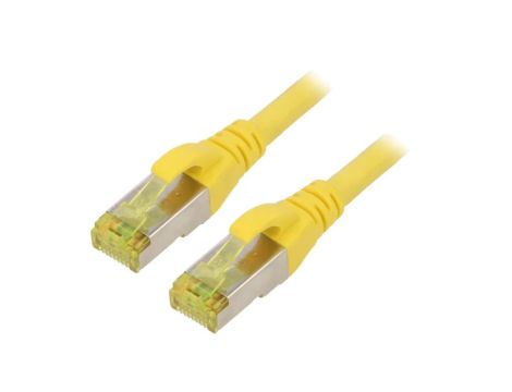Patch cord S/FTP 6a linka Cu LSZH żółty 3m 26AWG DK-1644-A-030/Y
