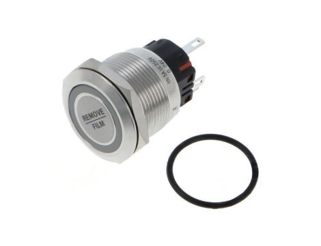 Przełącznik: wandaloodporny Poz: 2 SPDT 1A/220VAC IP65 ON-(ON) ONPOW6122F-11E/G/24V/S