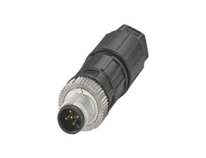 Złącze M12 wtyk prosty PIN: 5 nieekranowany 1414600