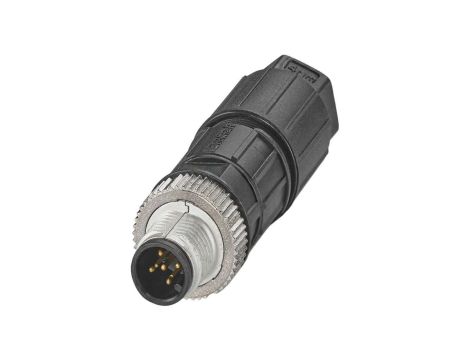 Złącze M12 wtyk prosty PIN: 5 nieekranowany 1414600