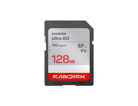 Karta pamięci SD / SDXC SanDisk 128GB Ultra GO 190MB/s