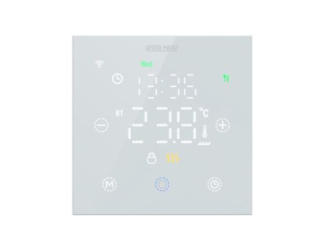 Programowalny termostat TSM-10 z Wi-Fi (biały)