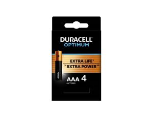 4 x bateria alkaliczna Duracell OPTIMUM LR03 AAA (blister)