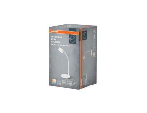 Lampka Biurkowa Szkolna OSRAM Oprawa Stołowa Kreślarska LED Ściemnialna 4.8W 3000-6500K CCT 328lm Biały 3 Lata Gwarancji