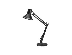 Lampka Biurkowa Szkolna OSRAM Oprawa Stołowa Kreślarska LED Ściemnialna 9W 3000K Ciepła 393lm Czarny 3 Lata Gwarancji