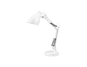 Lampa Biurkowa Szkolna OSRAM Oprawa Stołowa Kreślarska E27 Biały
