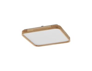 Plafon LED OSRAM Lampa Sufitowa Oprawa Natynkowa 16W 1000lm 3000K Ciepła Ściemnialny Kwadratowy Drewniany Orbis 5 Lat Gwarancji