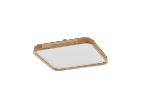 Plafon LED OSRAM Lampa Sufitowa Oprawa Natynkowa 16W 1000lm 3000K Ciepła Ściemnialny Kwadratowy Drewniany Orbis 5 Lat Gwarancji
