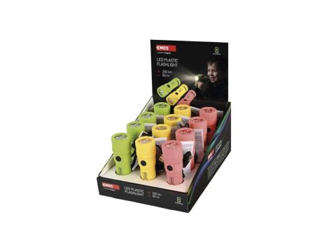Latarka LED, 200 lm, ładowalna, 12 szt., display box P4725