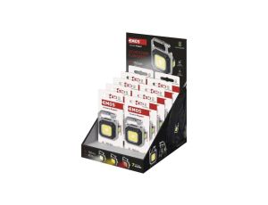 Mini latarka LED - brelok, 750 lm, ładowalna, 10 szt., display box P4714