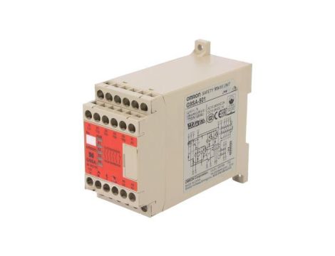 Moduł: przekaźnik bezpieczeństwa 24VAC 24VDC IN: 2 G9SA-501 24AC/DC