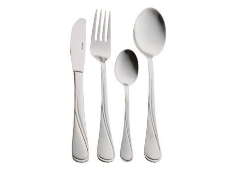 KINGHOFF SZTUĆCE ZESTAW 24 ELEMENTY STAL SATYNA - 3