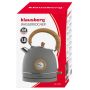 KLAUSBERG CZAJNIK ELEKTRYCZNY Z TERMOMETREM 1,8L SZARY Z DREWNEM STAL NIERDZEWNA 1850-2200W - 5