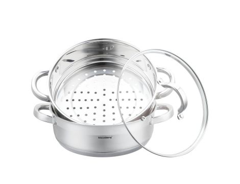 KLAUSBERG GARNEK DO GOTOWANIA NA PARZE 24cm 3,5L - 6