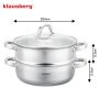 KLAUSBERG GARNEK DO GOTOWANIA NA PARZE 24cm 3,5L - 4
