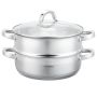 KLAUSBERG GARNEK DO GOTOWANIA NA PARZE 24cm 3,5L - 8