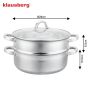 KLAUSBERG GARNEK DO GOTOWANIA NA PARZE 28cm 6L - 5
