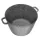 KLAUSBERG GARNEK Z POKRYWKĄ MARMUREK 28cm 10L STAL SZARY