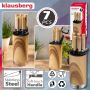 KLAUSBERG NOŻE KUCHENNE ZESTAW  5 NOŻY + OBIERACZKA - 3