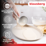 KLAUSBERG PATELNIA DO NALEŚNIKÓW 24cm KREMOWY-MARMUREK - 3
