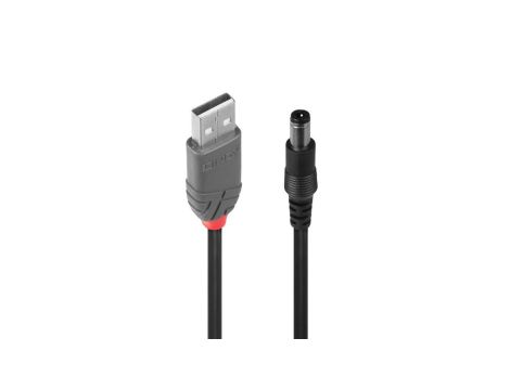 Kabel USB 2.0 typu A do 5,5 mm DC, 1,5 m
