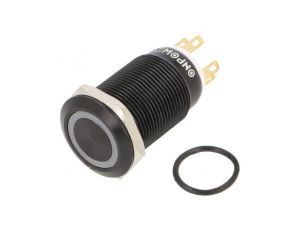Przełącznik: wandaloodporny Poz: 2 SPDT 3A/220VAC 5A/24VDC LAS1GQF-11ZE/B/24V/A