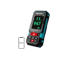 Dalmierz laserowy Mileseey S-7 BT 100m IP65 ekran IPS z podświetleniem P2P USB-C