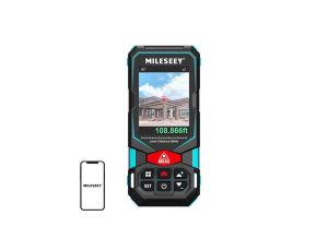 Dalmierz laserowy Mileseey S-7 BT z kamerą app 100m IP65 ekran IPS P2P Bluetooth