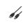 Płaski kabel ROLINE Notebook-USB 2.0, typ A-B, czarny, 1,8 m
